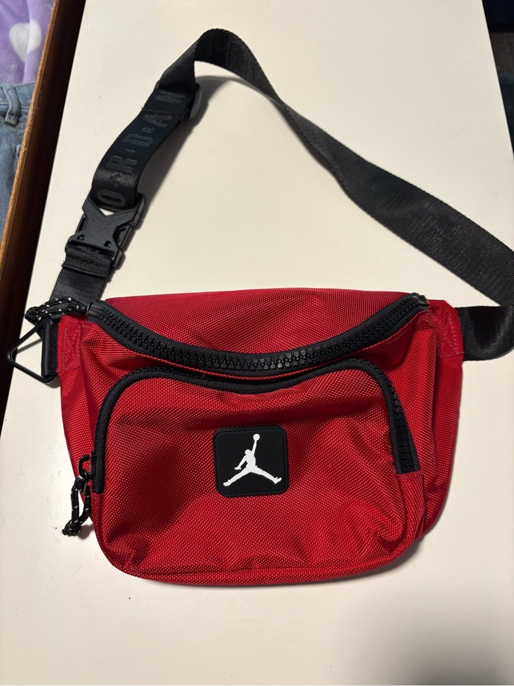 Jordan Red Crossbody Sling Bag